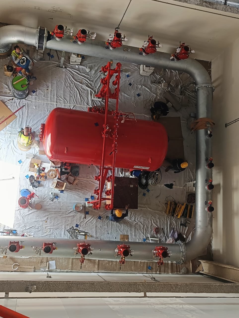Vertical Riser Piping